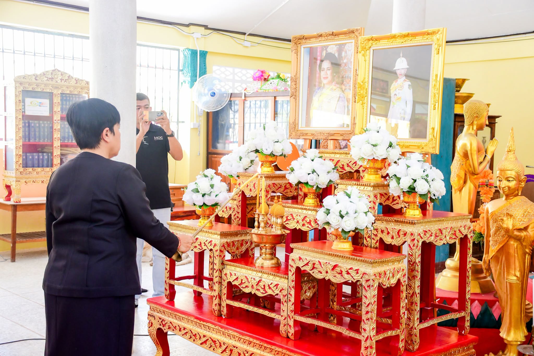 พัทลุงจัดพิธีสวดพระพุทธมนต์และเจริญจิตตภาวนา น้อมถวายเป็นพระราชกุศลและพระกุศล